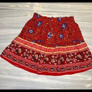 Flowered skirt size small